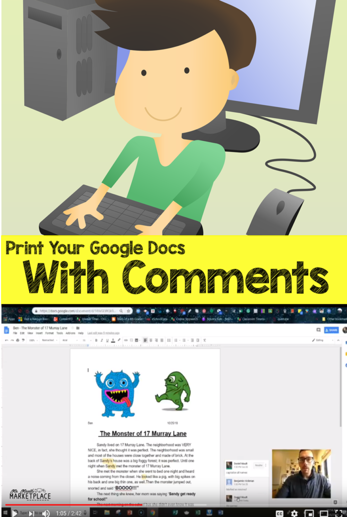 Print Your Google Docs with Comments