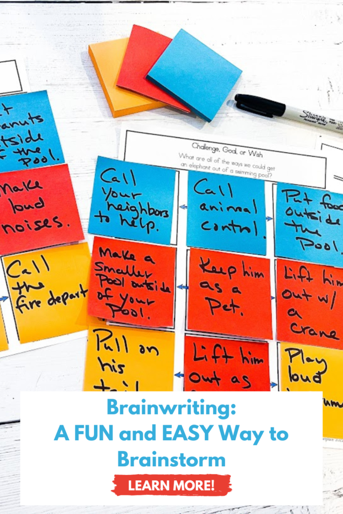 Brainwriting: A Brainstorming Technique for Admin, Teachers, and Students